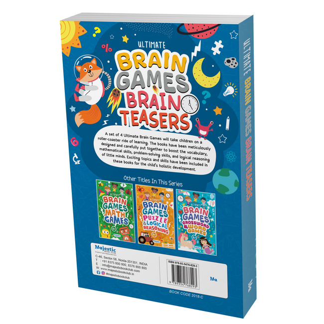 Brain Teasers for Kids (Ages 6+) - Ultimate Brain Games: 120+ Stimulating Puzzles to Boost Problem-Solving and Critical Thinking Skills in children
