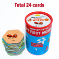 Memory Match Game: My First Words – 24 Durable Cards, 12 Word-Themed Pairs, Brain-Boosting Educational Game for Early Learners, Toddlers, and Families