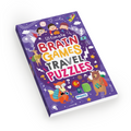 Brain Games – Travel Puzzles | Fun Travel Activity Book for Kids | Puzzles, Mazes, and Logic Games | Boost Thinking & Problem-Solving Skills | Ages 6+