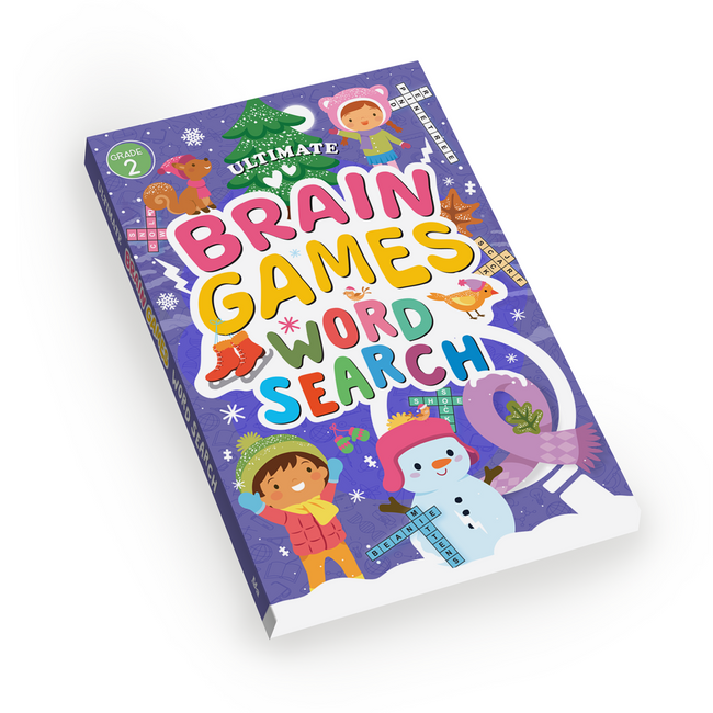 Word Search Grade 2 for Kids (Ages 5+) - Ultimate Brain Games: 120+ Exciting Word Puzzles to Enhance Linguistic Abilities