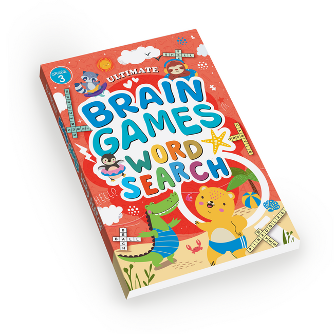 Word Search Grade 3 for Kids (Ages 5+) - Ultimate Brain Games: 120+ Engaging Puzzles to Improve Spelling and Vocabulary