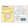 My First Time Money and Fractions Workbook for Kids | Telling Time, Analog & Digital Clocks, Comparing Fractions & Counting Money | Math Practice Activity Book for Children | Ages 5+