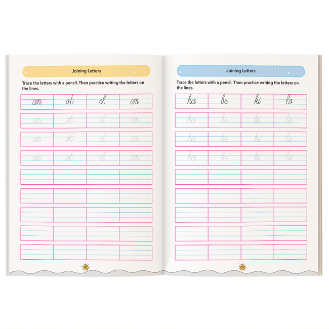 My First Cursive Writing Workbook for Kids | Capital & Small Letters, Joining Letters, 3, 4 & 5 Letter Words & Sentences | Cursive Handwriting Practice Book | 64 Pages | Ages 5-8