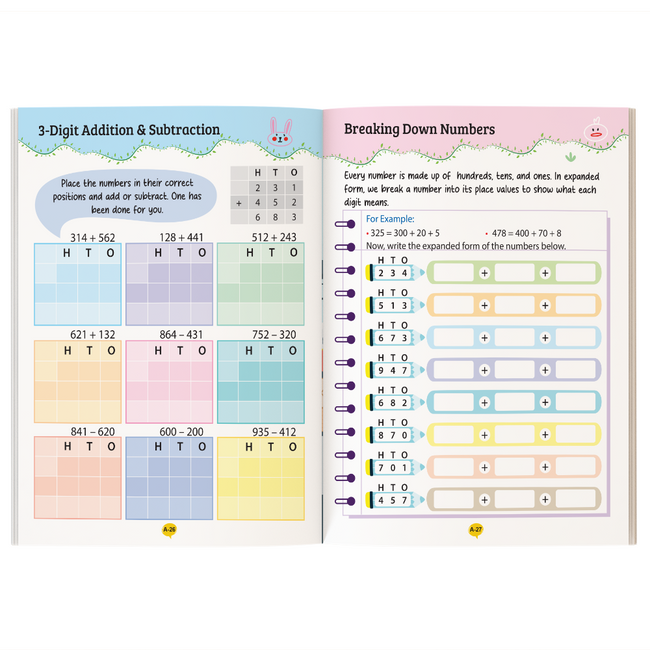 My First Mental Math 4 Books Set for Kids | Educational Learning Workbooks | 128 Pages | Counting, Addition, Subtraction, Multiplication, Division & Word Problems and More | Ages 5+