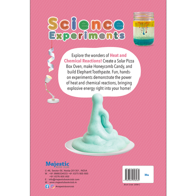 121 Science Experiments: Heat & Chemical Reactions for Kids Ages 8+