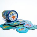 Memory Match Game: Sea Animals – 24 Durable Cards, 12 Ocean-Themed Pairs, Brain-Boosting Educational Game for Kids, Toddlers, and Families