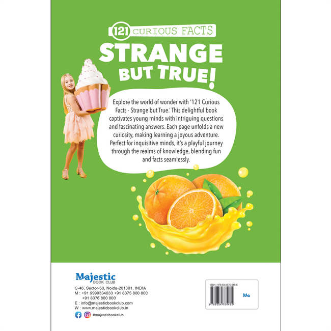 121 Curious Facts: Strange But True Q&A Fact Book for Kids Ages 8+ | Fascinating Questions & Answers | Educational Encyclopedia for Children | Ideal Gift for Young Learners