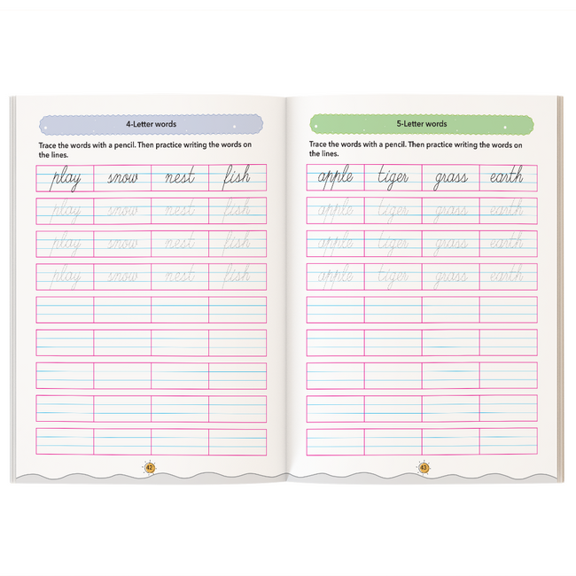 My First Cursive Writing Workbook for Kids | Capital & Small Letters, Joining Letters, 3, 4 & 5 Letter Words & Sentences | Cursive Handwriting Practice Book | 64 Pages | Ages 5-8