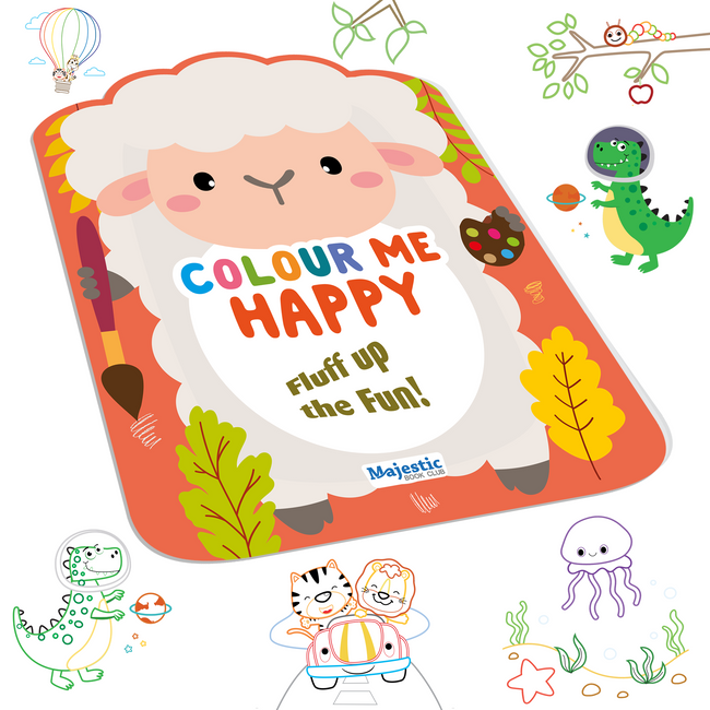 Copy Colouring Set of 4 Books for Kids Ages 3+ | Drawing Book with Bold & Colourful Outlines | Premium Paper Quality | Ideal Gift for Children