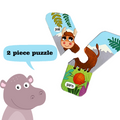 THE BOOK TREE Kid Abc Learning Puzzle - 52 Piece Educational Alphabet Jigsaw Set, Colorful Animal-Themed Interlocking Pieces For Preschoolers, Age 2+, Early Language Development Toy