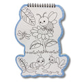 Animals Shaped Colouring Book for Kids Ages 3+, Includes 4 sketch Pens and Sticker Sheet, Animal Colouring Gift Set for Boys and Girls