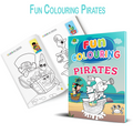 Fun Colouring Books for Kids (Set of 8 Books) -Cars, Fairies, Halloween, Mermaids, Pirates, Space, Unicorns, and Monsters