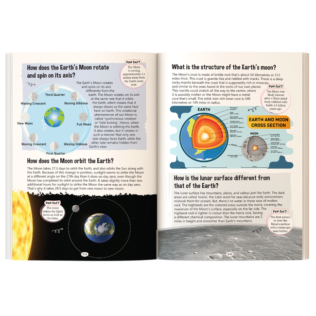 121 Space Fact Book for Kids Ages 8+ | Learn About the Cosmos | Space Encyclopedia