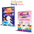 Fun Colouring Books for Kids (Set of 8 Books) -Cars, Fairies, Halloween, Mermaids, Pirates, Space, Unicorns, and Monsters