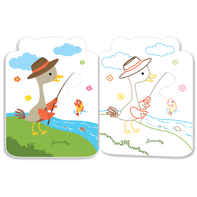 Copy Colouring Set of 4 Books for Kids Ages 3+ | Drawing Book with Bold & Colourful Outlines | Premium Paper Quality | Ideal Gift for Children