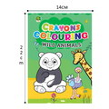 Crayons Colouring Books for Kids (Set of 8 Books) - Alphabet, Animals, Vehicles, Vegetables, Numbers, Shapes, Wild Animals, and Fruits