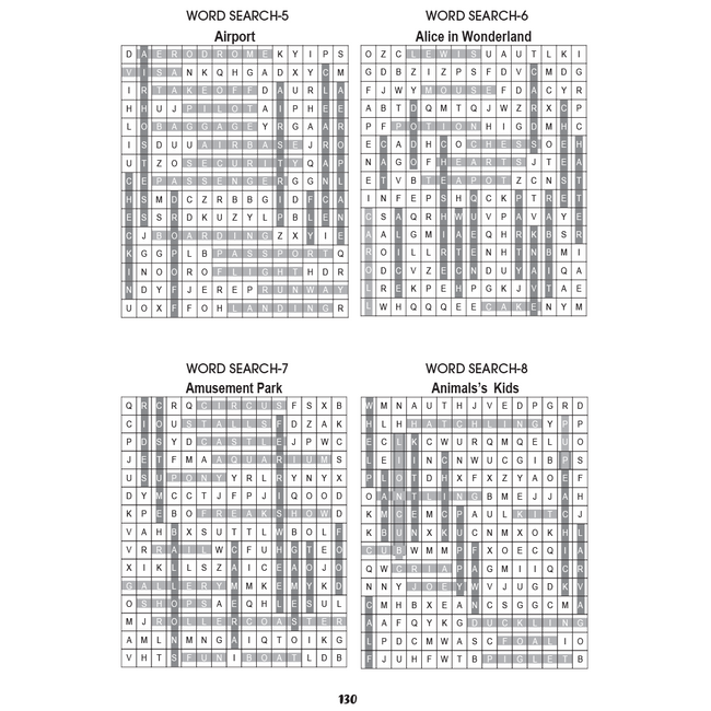 Word Search Grade 1 for Kids (Ages 5+) - Ultimate Brain Games: 120+ Fun and Educational Puzzles to Boost Vocabulary and Reading Skills