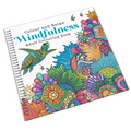 Mindfulness Colouring Book for Adults, Calming Stress Relief Designs for Relaxation and Meditation, Zentangle Nature Art Women and Men