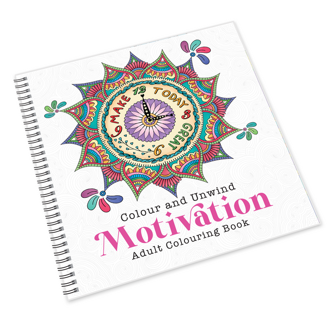 Motivation Colouring Book for Adults, Inspirational Quotes and Stress Relief Designs for Self-Care, Positive Affirmations for Women and Men