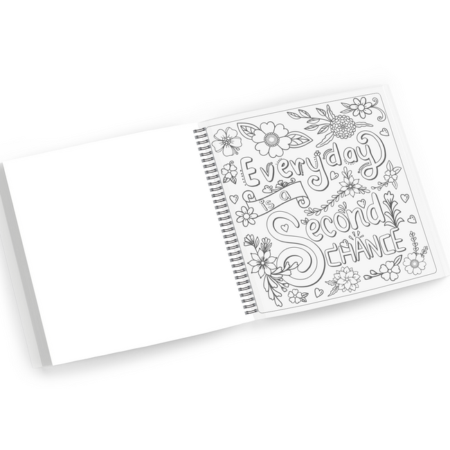 Motivation Colouring Book for Adults, Inspirational Quotes and Stress Relief Designs for Self-Care, Positive Affirmations for Women and Men