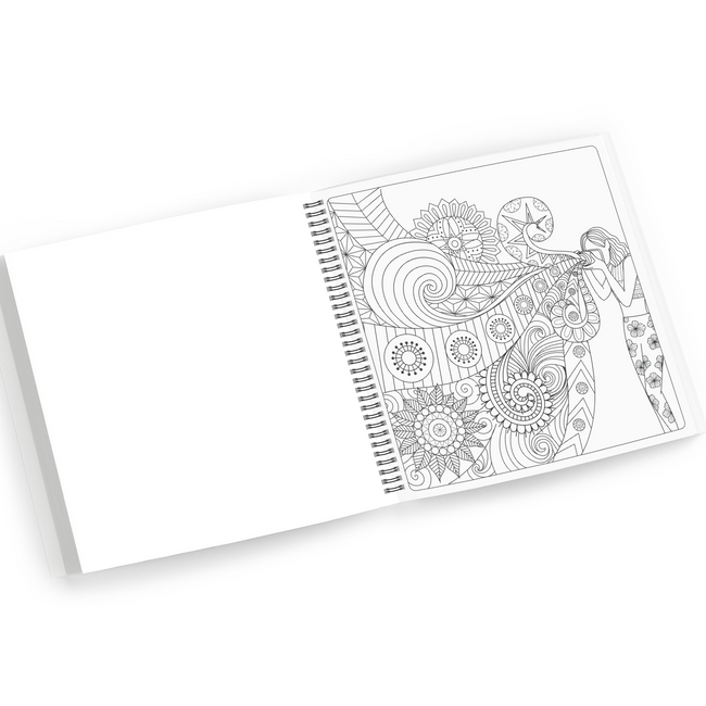 Mindfulness Colouring Book for Adults, Calming Stress Relief Designs for Relaxation and Meditation, Zentangle Nature Art Women and Men