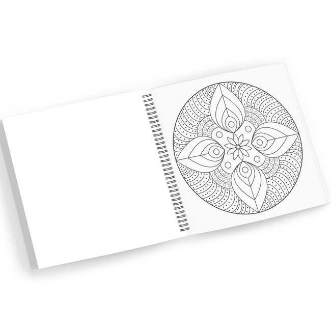 Relaxing Mandalas Colouring Book for Adults, Stress Relief Mandala Designs for Mindfulness and Meditation, Anti-Stress Art Therapy Activity Book, Gift for Men and Women