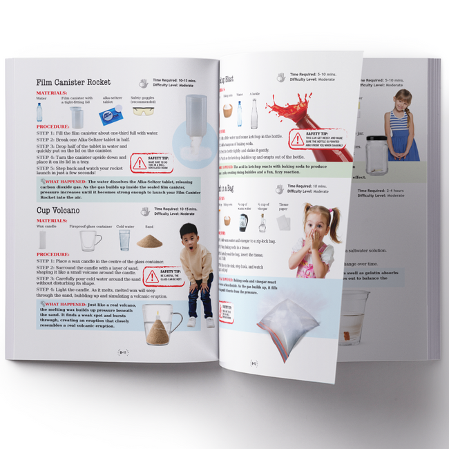365 Science Experiments Book for Kids Ages 8+