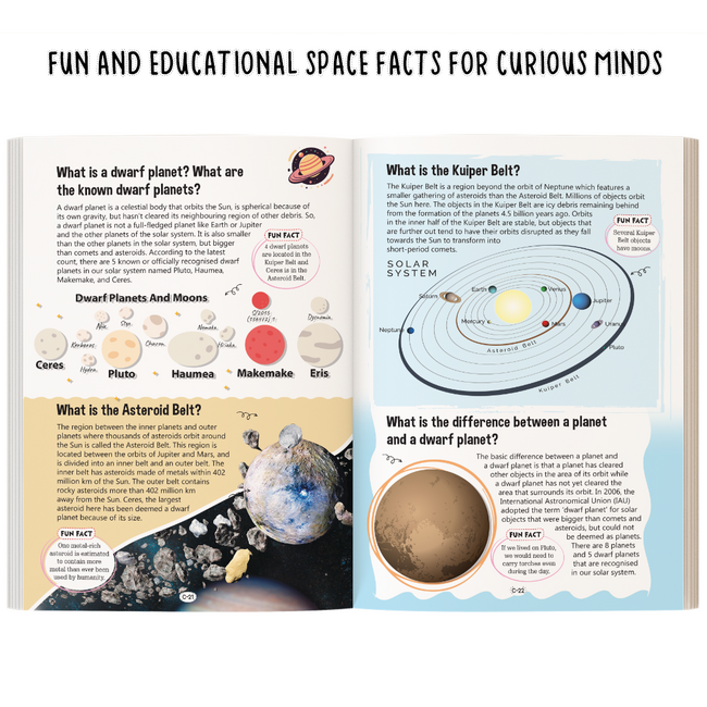 Big Book of Space | Children's Encyclopedia with 365 Facts | Planets, Solar System, Stars, Moon, Milky Way & Human Space Exploration
