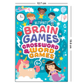 Crossword & Word Games for Kids (Ages 6+) - Ultimate Brain Games: 120+ Fun Word Puzzles to Improve Vocabulary and Spelling