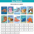 My First 100 Illustrated Flashcards: Animals - Explore The Animal Kingdom with Vibrant Illustrations, Fostering Early Learning and Curiosity in Toddlers.