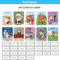 My First 100 Illustrated Flashcards: Professions, Opposites, Baby Objects and Things Around Us - Delightful Illustrations and Well-Labelled Words, Inspiring Toddlers' imaginations.| Best for Gifting