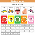 My First 100 Words: Illustrated Flashcards for Early Language Skills and Vocabulary Enrichment| Best for Gifting