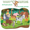 The Book Tree Jungle Animals Puzzle for kids aged 4 and above, vibrant and colourful pictures of animals, Fun learning experience