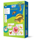 The Book Tree Bright Brain Lifecycle Puzzle - Explore & Understand Lifecycles with 40 Puzzle Pieces – Perfect for Kids Age 3+ - Gift Box by Majestic Book Club