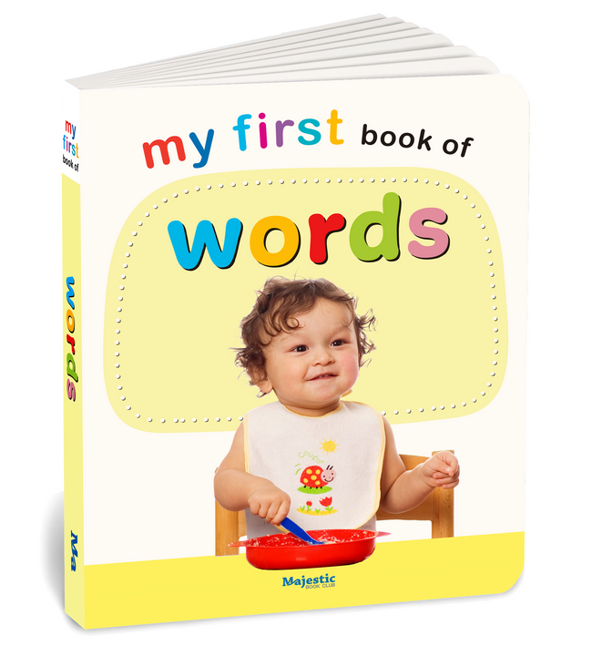 My First Book of Words | Early Learning Board Book for Kids Ages 2+ | First Book of Everyday Words | Study Picture Book for Toddlers