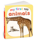 My first 100 Animals Book | Early Learning Board Book for Kids Aged 2+ | 100 Animals | Durable Picture Book for Toddlers