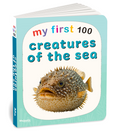 My first 100 creatures of the sea | 100 sea animals | Early Learning Board Book for Kids Aged 2+