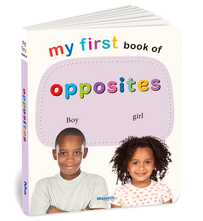My First Book of Opposites | Early Learning Board Book for Kids Ages 2+ | Sturdy Picture Book | Bright Images | Easy Word Labels | Idea Gift for Toddlers