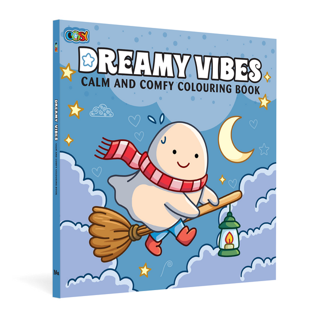 Dreamy Vibes Calm and Comfy Colouring Book | 96 Pages