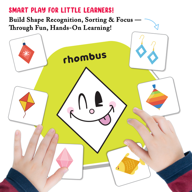 Bright Brain Match My Shape | Shape Recognition & Sorting Matching Game for Kids