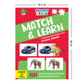 The Book Tree Bright Brain Match and Learn 60 Piece (30 Sets) Jigsaw Puzzle for Preschoolers, Educational Toy for Learning Picture Matching, Gifts for Kids Ages 3 to 6