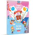 My First 100 Illustrated Flashcards: Sight & Action Words - Immerse young learners in a world of essential sight words and action words, fostering literacy skills and vocabulary development through engaging action and recognition.