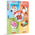 My First 100 Illustrated Flashcards: Professions, Opposites, Baby Objects and Things Around Us - Delightful Illustrations and Well-Labelled Words, Inspiring Toddlers' imaginations.| Best for Gifting