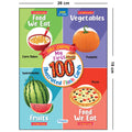My First 100 Illustrated Early Learning Flash Cards :Food we eat, Vegetables,Fruits, Food we eat | Best for Gifting