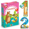 The Book Tree Number Puzzle for Toddlers - 20+ Piece Set for Early Math Learning, Fun Animal & Number Matching, Durable 2-Piece Jigsaws for Ages 2+, Educational Counting Toy