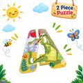 Alphabet Puzzle - 52 Piece | 25 Flashcard | Jigsaw Puzzle