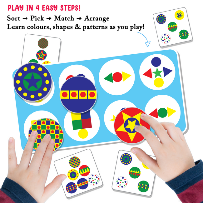 Bright Brain Rolling Balls Colours Shapes & Patterns | Educational Sorting & Matching Game for Kids