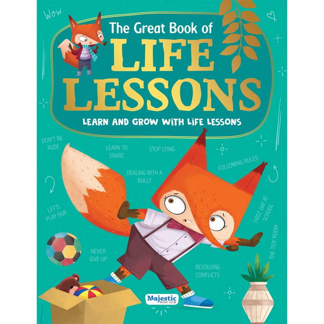 The Great Book of Life Lessons for Kids Ages 4+ | 10-in-1 Moral Story Book | Teaches Kindness, Honesty, Sharing & Good Behaviour | 160 Pages | Illustrated Character with Colourful Pictures