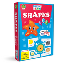 The Book Tree Bright Brain Shapes Puzzle - Learn & Recognise Shapes with 40 Puzzle Pieces – Engaging Activity for Kids Age 3+ - Gift Box by Majestic Book Club