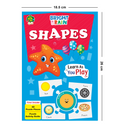 The Book Tree Bright Brain Shapes Puzzle - Learn & Recognise Shapes with 40 Puzzle Pieces – Engaging Activity for Kids Age 3+ - Gift Box by Majestic Book Club